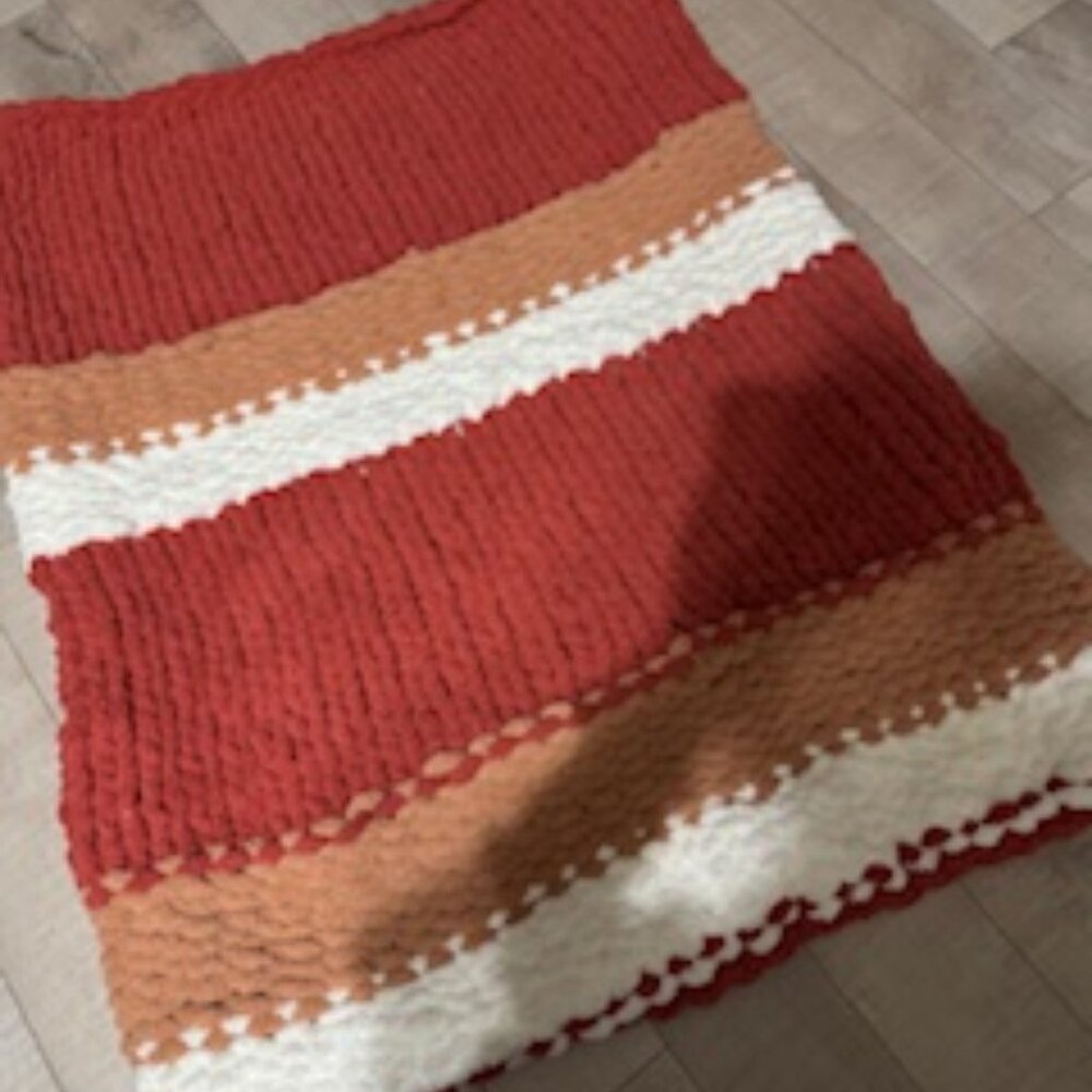 Custom Chunky Knit Blanket